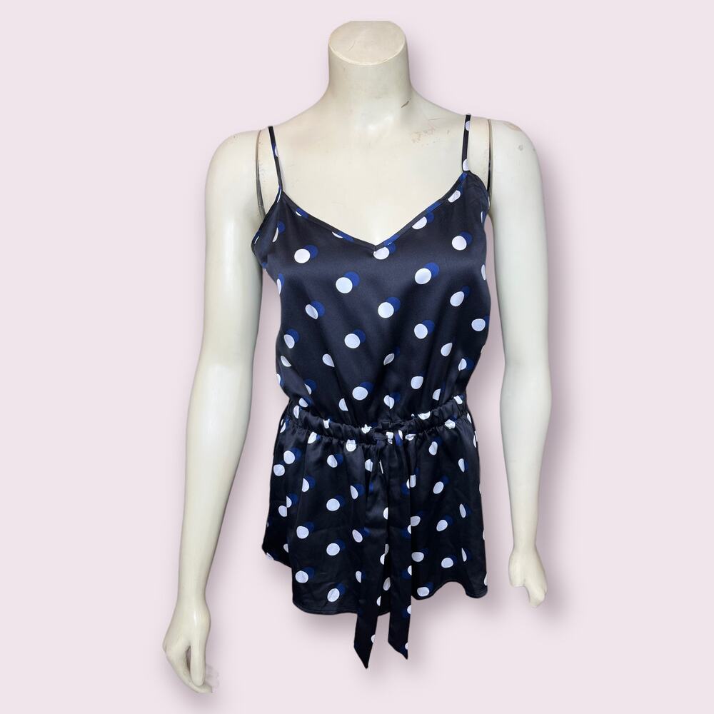 Victoria's Secret Polka Dot Silky Romper
